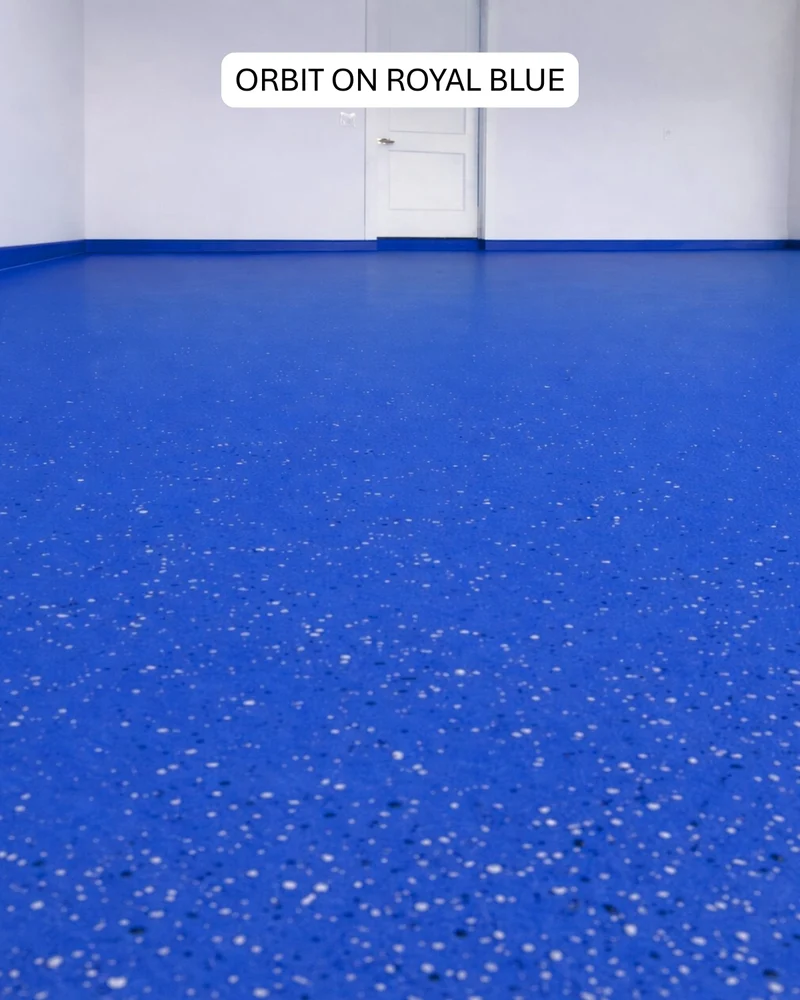 Partial Flake Flooring finish example