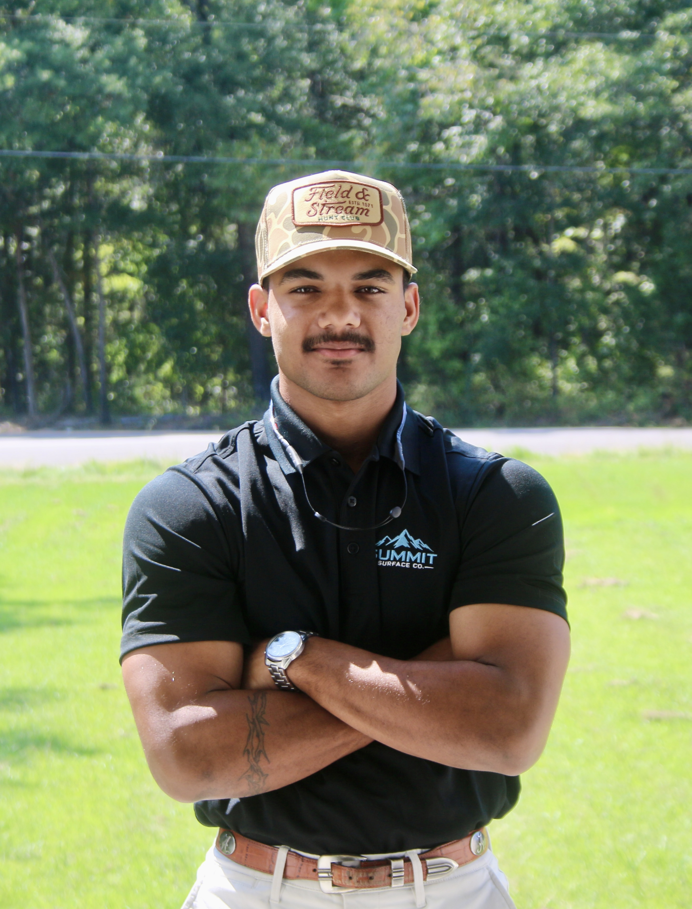 One of the owner-installers at Summit Surface Company